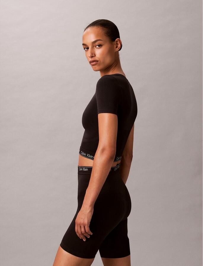 Calvin Klein T-shirt SHORT SLEEVE TOP Met een ronde hals - Foto 3