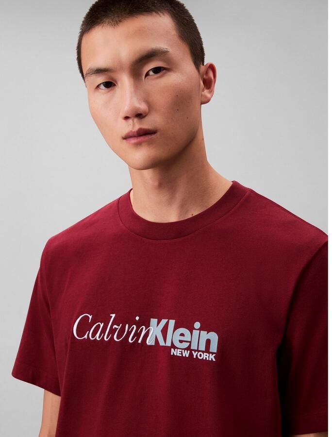 Calvin Klein T-shirt SS 20S EU CALVIN CURSIVE GRAPHIC - Foto 3