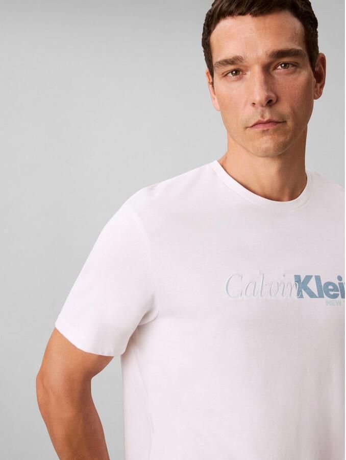 Calvin Klein T-shirt SS 20S EU CALVIN CURSIVE GRAPHIC - Foto 2
