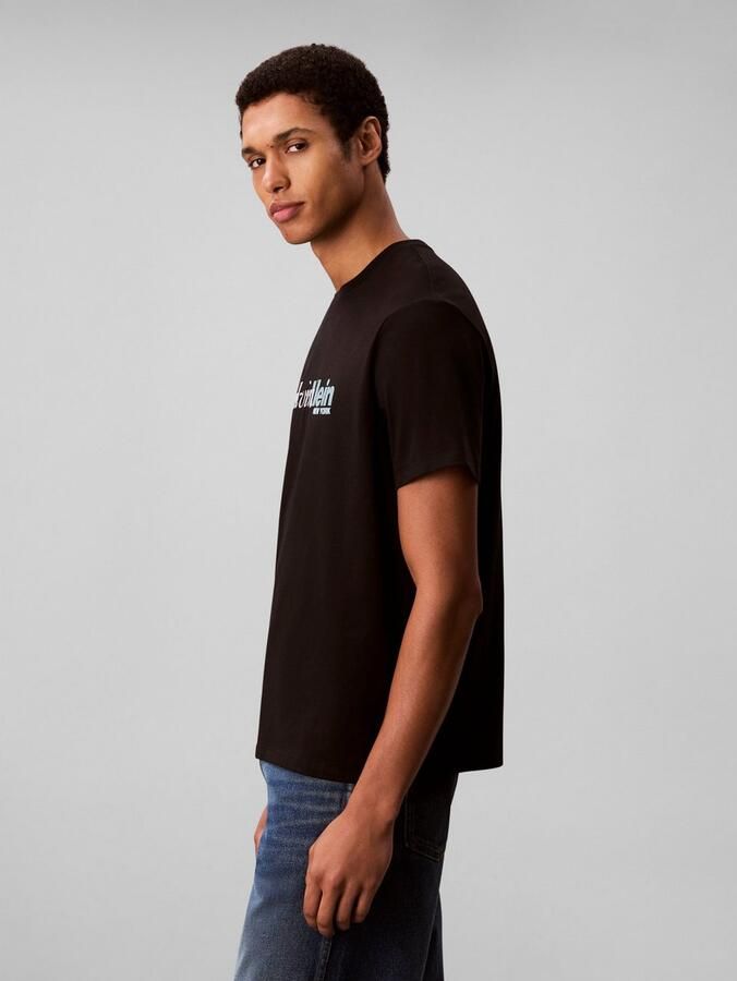 Calvin Klein T-shirt SS 20S EU CALVIN CURSIVE GRAPHIC - Foto 4