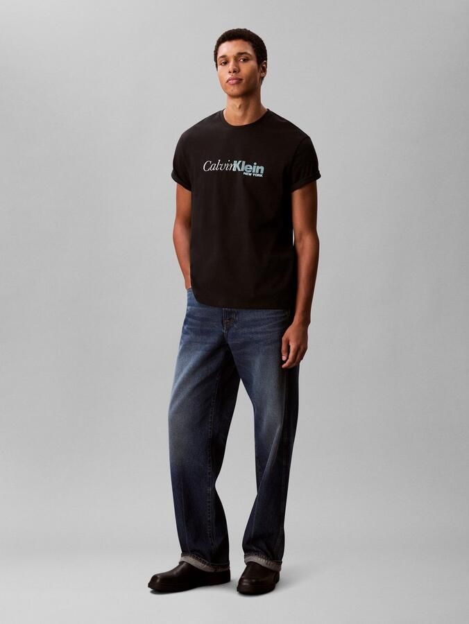 Calvin Klein T-shirt SS 20S EU CALVIN CURSIVE GRAPHIC - Foto 5