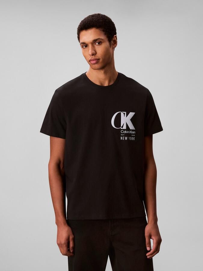 Calvin Klein T-shirt SS 20S EU CK OVERLAP GRAPHIC TEE