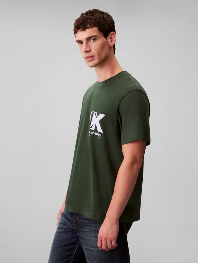 Calvin Klein T-shirt SS 20S EU CK OVERLAP GRAPHIC TEE - Foto 3