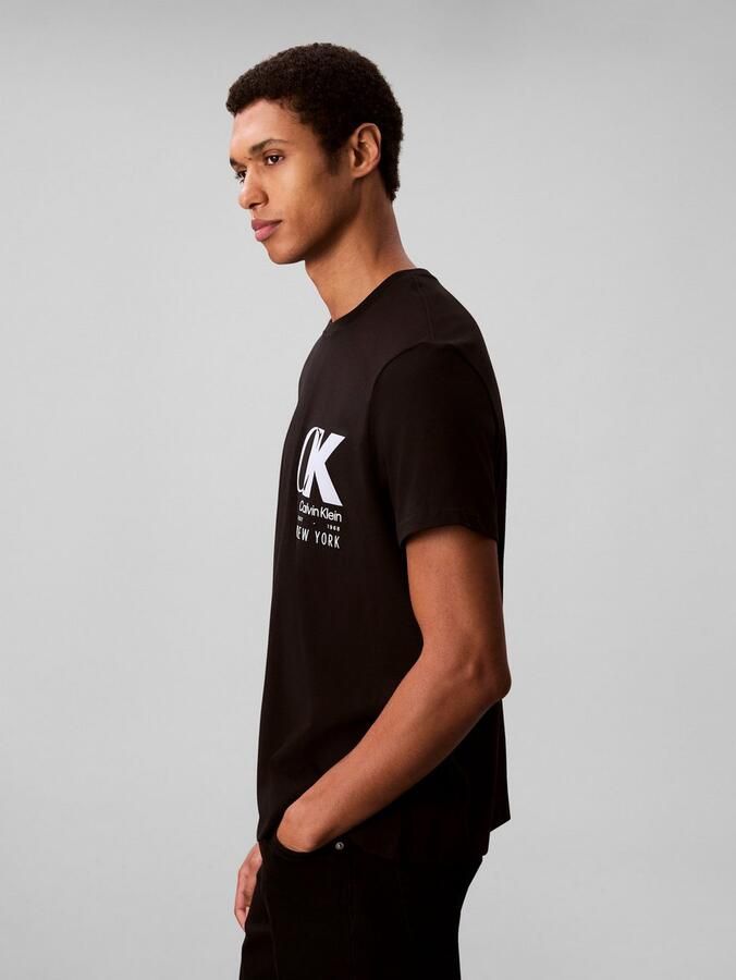 Calvin Klein T-shirt SS 20S EU CK OVERLAP GRAPHIC TEE - Foto 4
