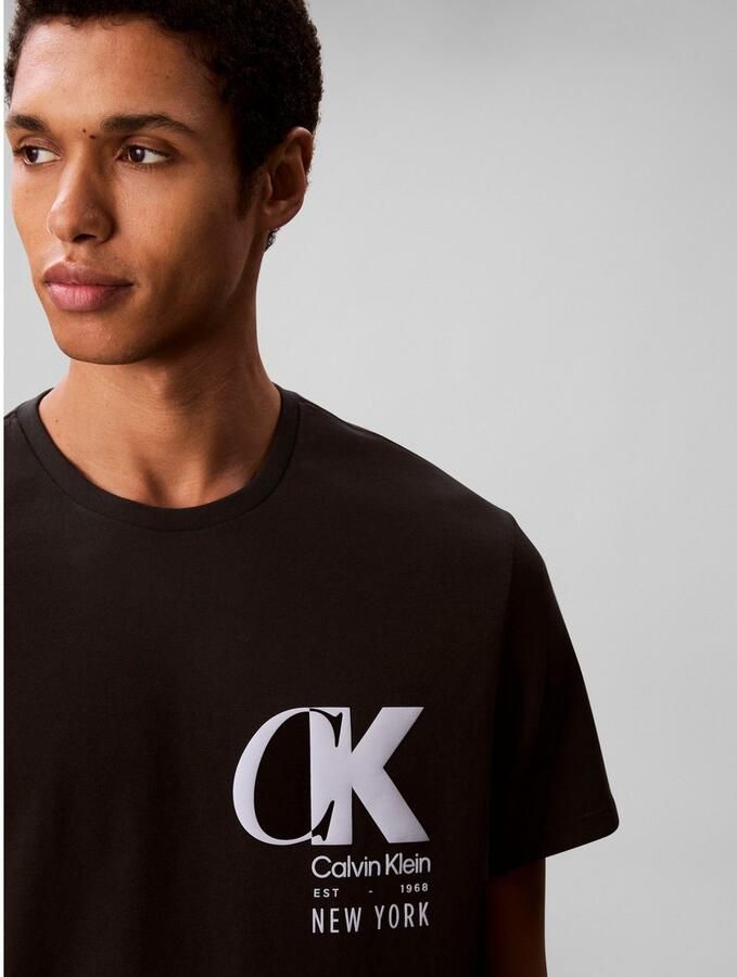 Calvin Klein T-shirt SS 20S EU CK OVERLAP GRAPHIC TEE - Foto 2