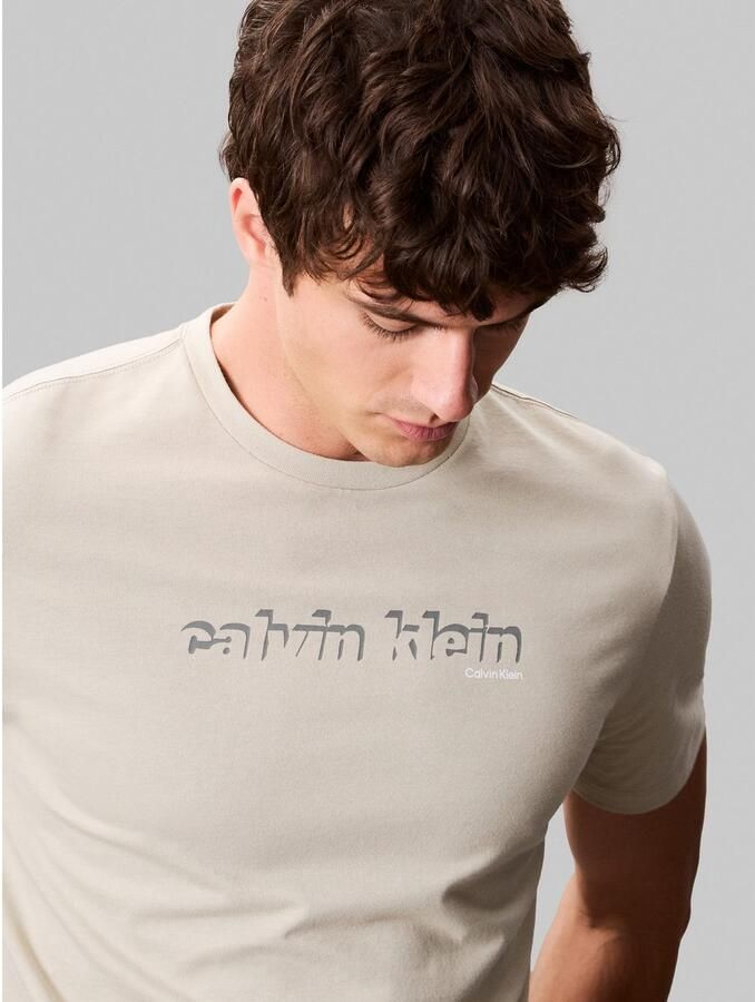 Calvin Klein T-shirt SS 30s E CLVN LN 3D - Foto 4
