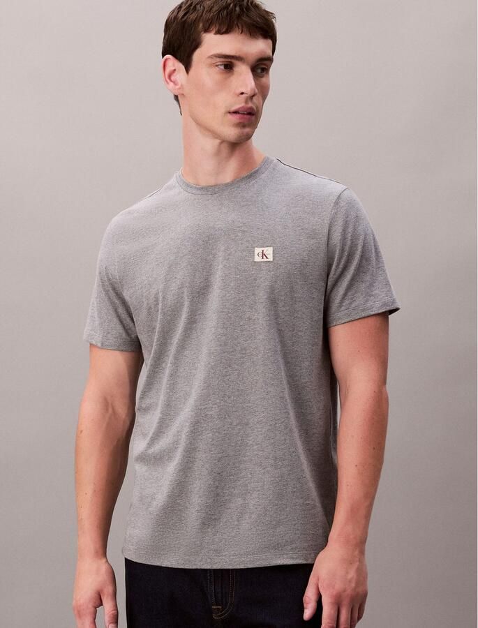CALVIN KLEIN JEANS regular T-shirt grijs - Foto 3