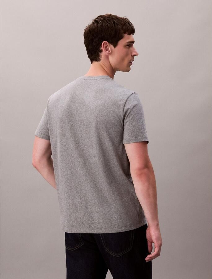 CALVIN KLEIN JEANS regular T-shirt grijs - Foto 7