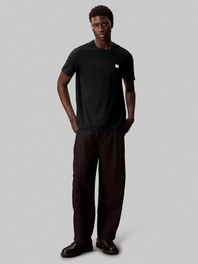 Calvin Klein Jeans T-shirt met labeldetail in een set van 2 stuks - Foto 6