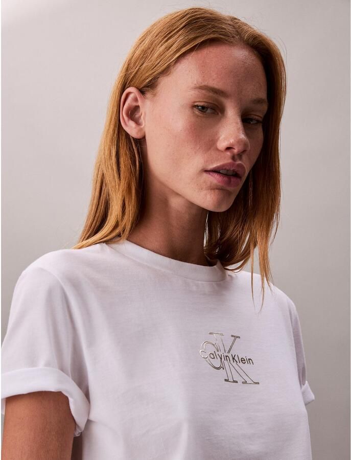 Calvin Klein Jeans T-shirt Korte Mouw SS CLASSIC FOIL MONOLOGO