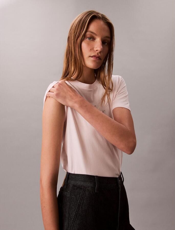 Calvin Klein T-shirt SS CLASSIC FOIL MONOLOGO TEE - Foto 4