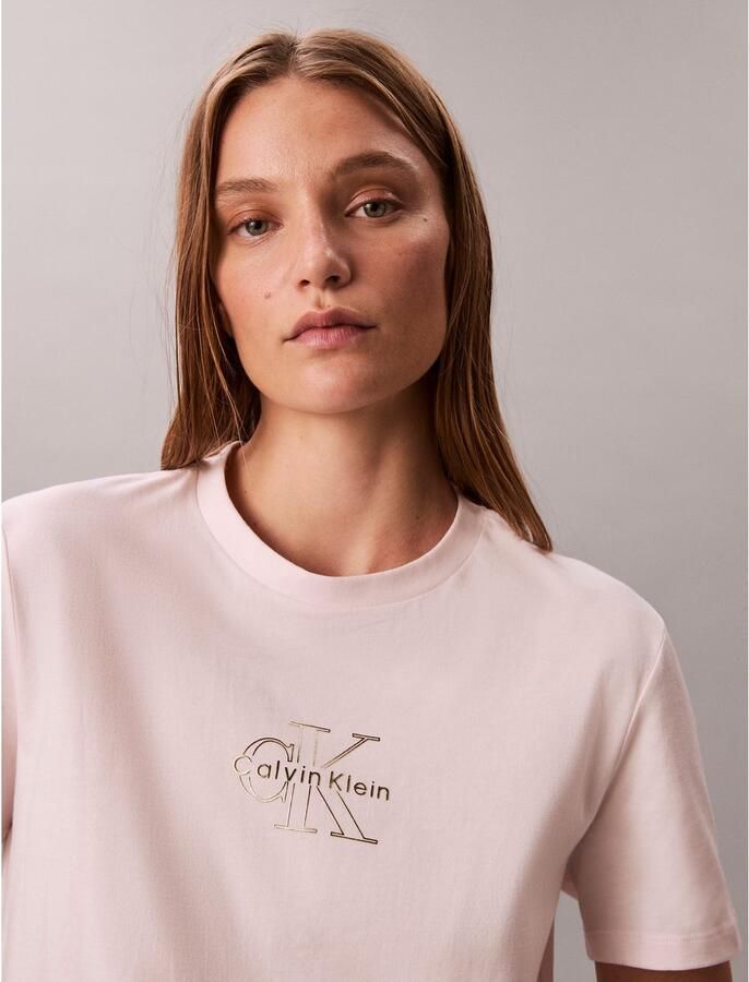 Calvin Klein T-shirt SS CLASSIC FOIL MONOLOGO TEE