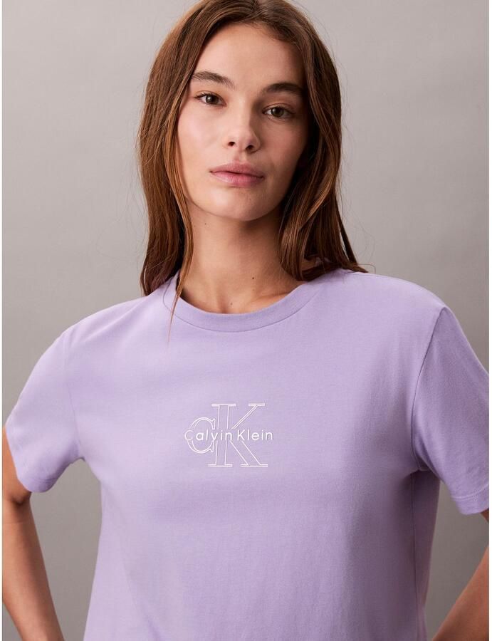 Calvin Klein T-shirt SS CLASSIC FOIL MONOLOGO TEE