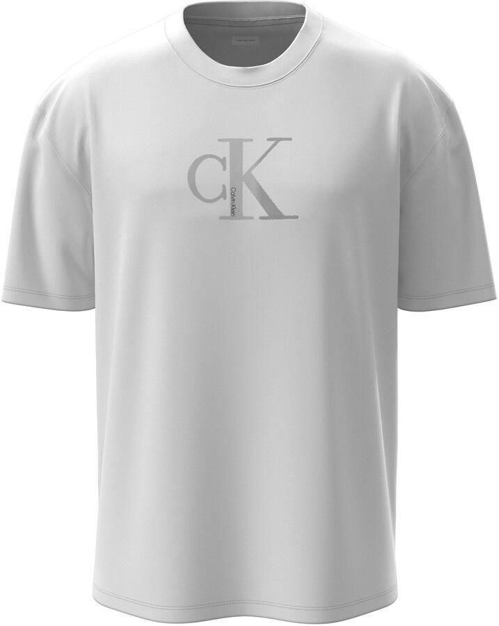 Calvin Klein Jeans Regular fit T-shirt van puur katoen met logoprint - Foto 4