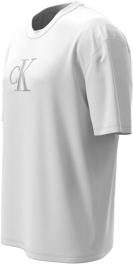 Calvin Klein Jeans Regular fit T-shirt van puur katoen met logoprint - Foto 3