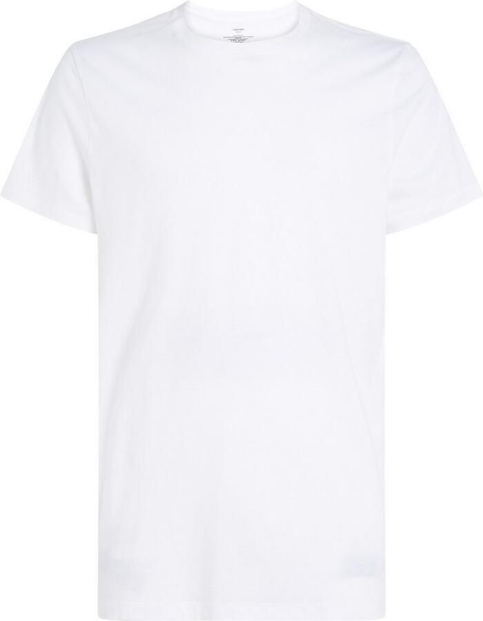 Calvin Klein T-shirt S S CREW NECK 3PK met geborduurd logo (3-delig Set van 3) - Foto 2