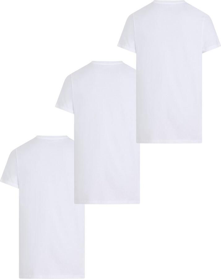 Calvin Klein T-shirt S S CREW NECK 3PK met geborduurd logo (3-delig Set van 3)