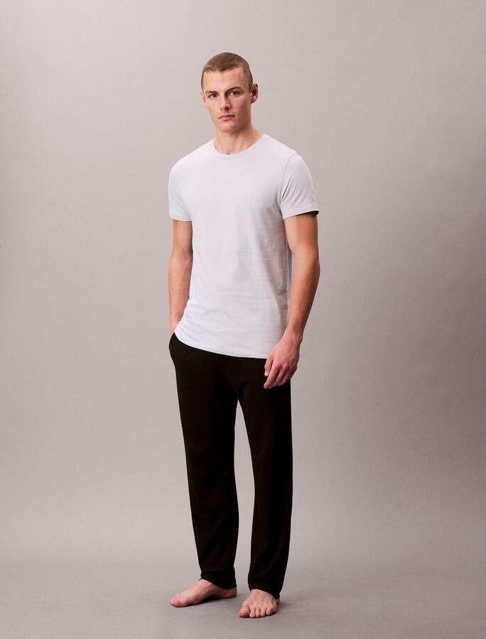 Calvin Klein T-shirt S S CREW NECK 3PK met geborduurd logo (3-delig Set van 3) - Foto 6