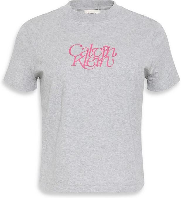 Calvin Klein Jeans T-shirt Korte Mouw SS FITTED SCRIPT CALVIN - Foto 5
