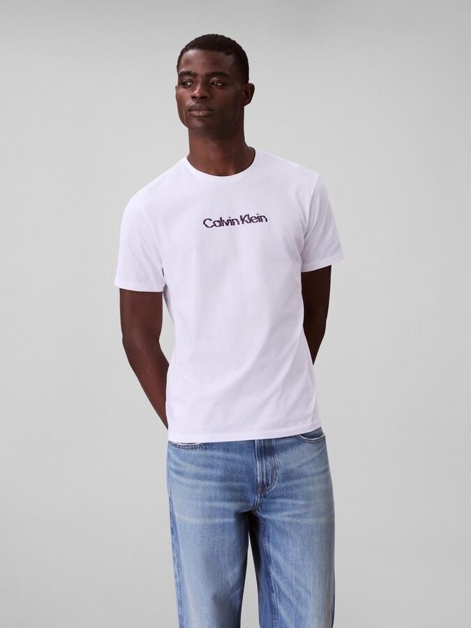 Calvin Klein Jeans Regular fit T-shirt met logoprint model 'Class' - Foto 8
