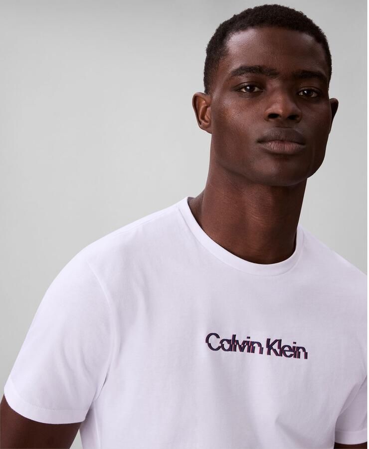 Calvin Klein Jeans Regular fit T-shirt met logoprint model 'Class' - Foto 4