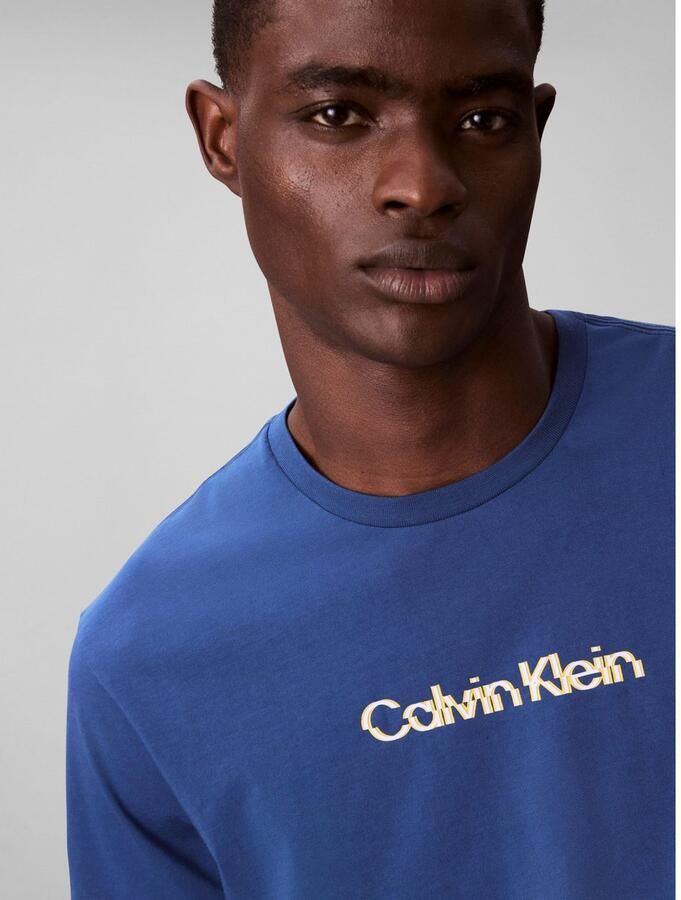 Calvin Klein Jeans Regular fit T-shirt met logoprint model 'Class' - Foto 3