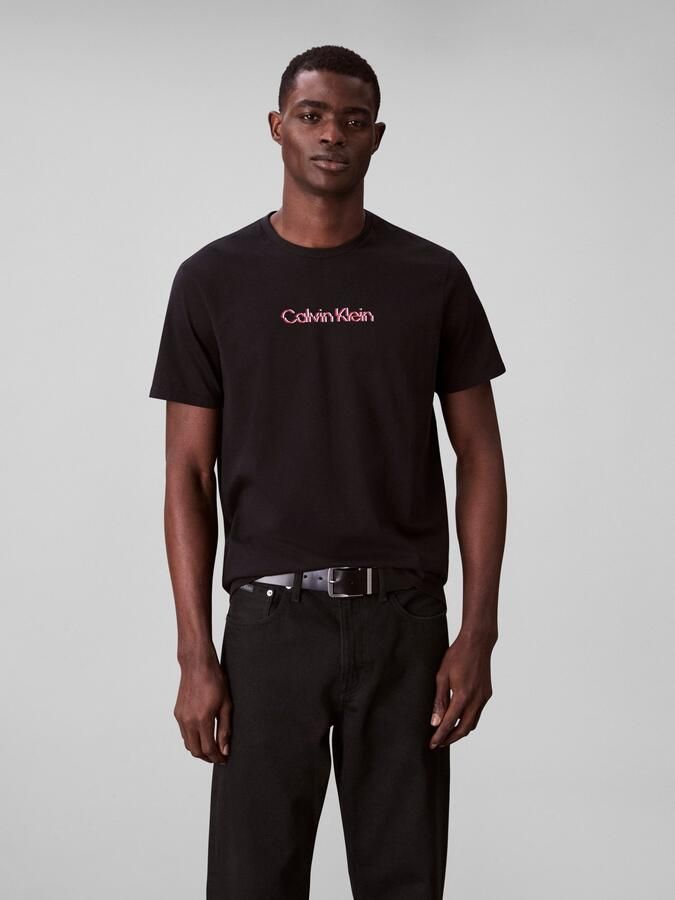 Calvin Klein Jeans Regular fit T-shirt met logoprint model 'Class' - Foto 6