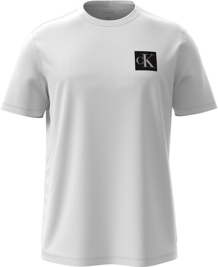 Calvin Klein Jeans Regular fit T-shirt van puur katoen met logoprint - Foto 6