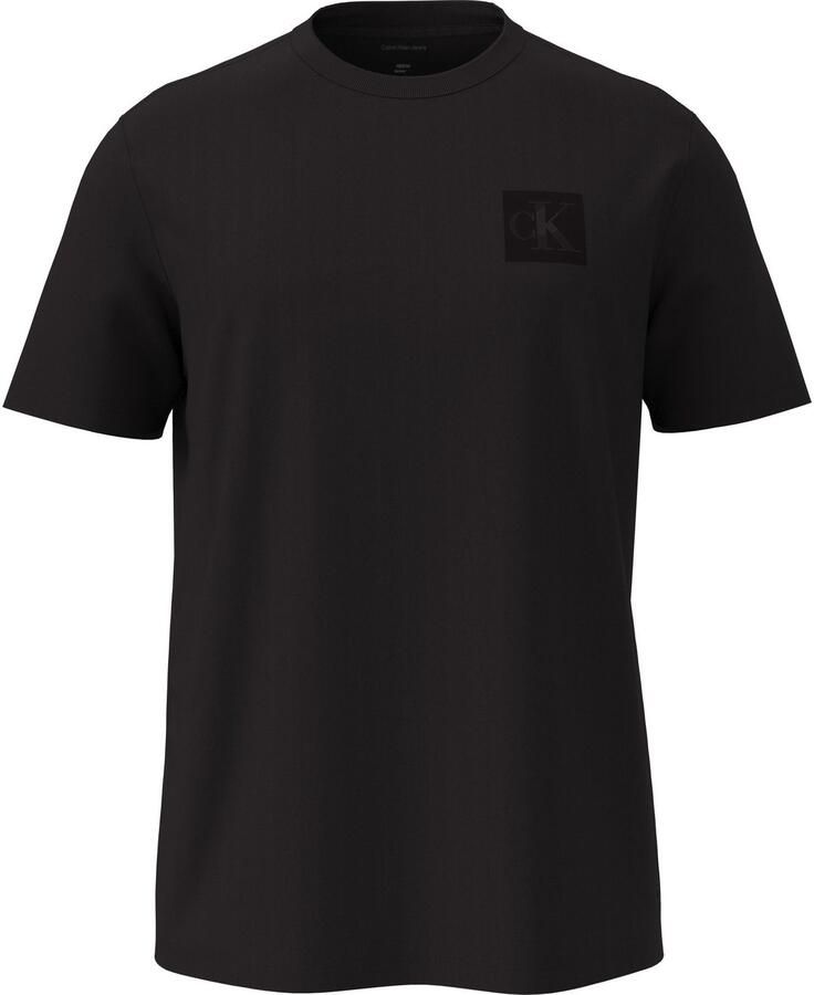 Calvin Klein Jeans Regular fit T-shirt van puur katoen met logoprint - Foto 5