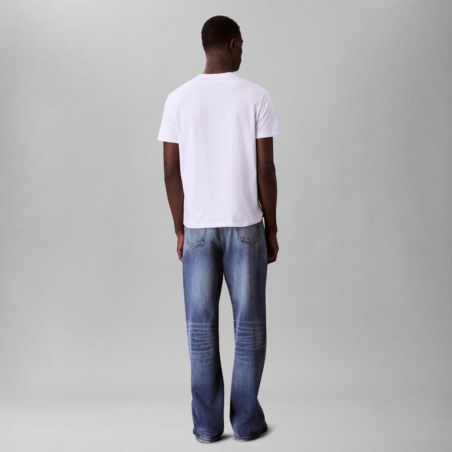 Calvin Klein Jeans Regular fit T-shirt van puur katoen met logoprint - Foto 3