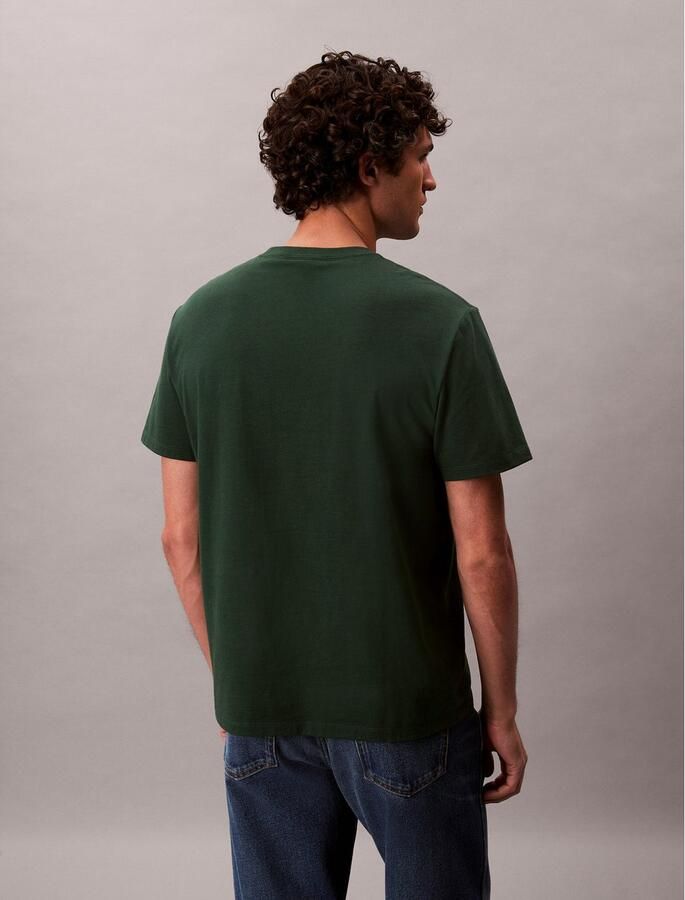 Calvin Klein T-shirt SS Hero Monologo Tee 20s Met ronde hals regular fit - Foto 3