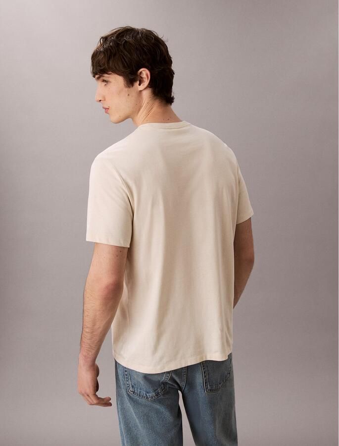 Calvin Klein T-shirt SS Hero Monologo Tee 20s Met ronde hals regular fit - Foto 2