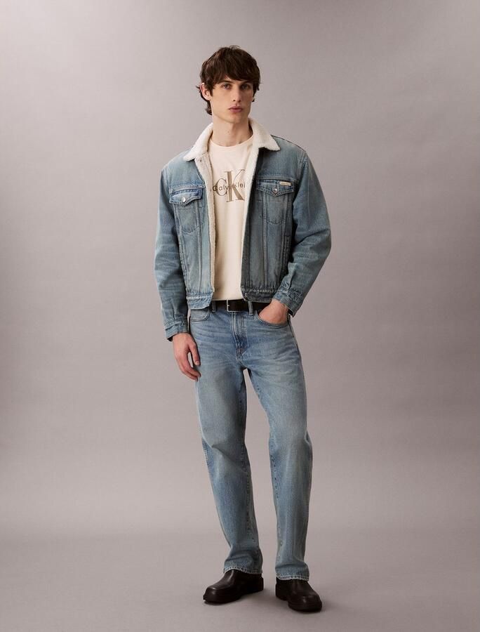 Calvin Klein T-shirt SS Hero Monologo Tee 20s Met ronde hals regular fit - Foto 4