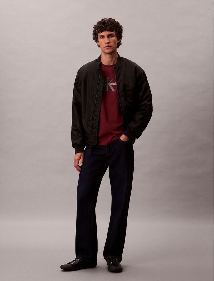 Calvin Klein T-shirt SS Hero Monologo Tee 20s Met ronde hals regular fit