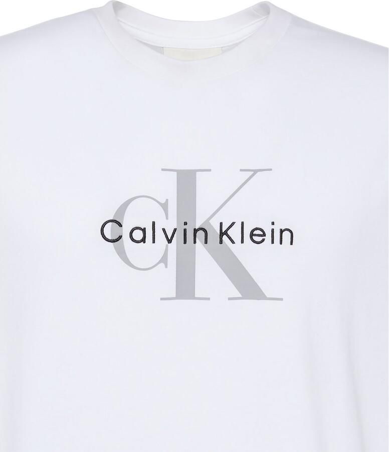 Calvin Klein T-shirt SS Hero Monologo Tee 20s Met ronde hals regular fit - Foto 2