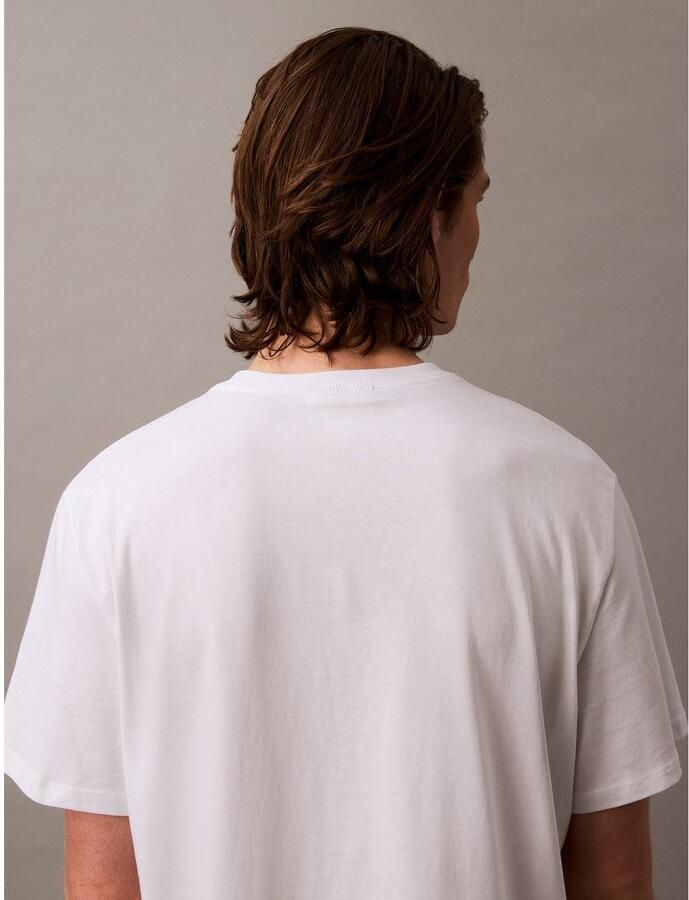 Calvin Klein T-shirt SS Hero Monologo Tee 20s Met ronde hals regular fit - Foto 5