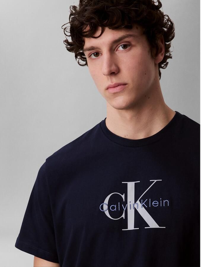 Calvin Klein T-shirt SS Hero Monologo Tee 20s Met ronde hals regular fit - Foto 8