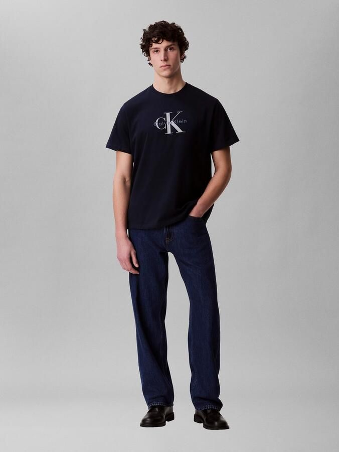 Calvin Klein T-shirt SS Hero Monologo Tee 20s Met ronde hals regular fit - Foto 11