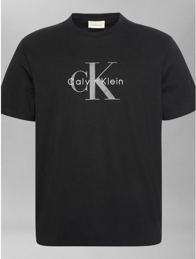 Calvin Klein T-shirt SS Hero Monologo Tee 20s Met ronde hals regular fit - Foto 2