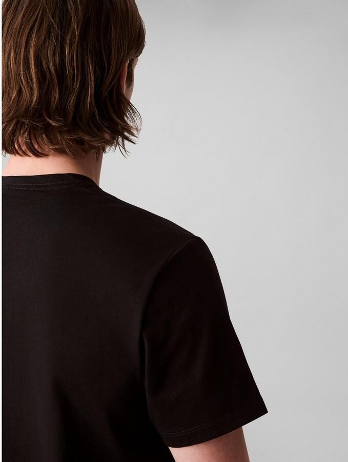 Calvin Klein T-shirt SS Hero Monologo Tee 20s Met ronde hals regular fit - Foto 3