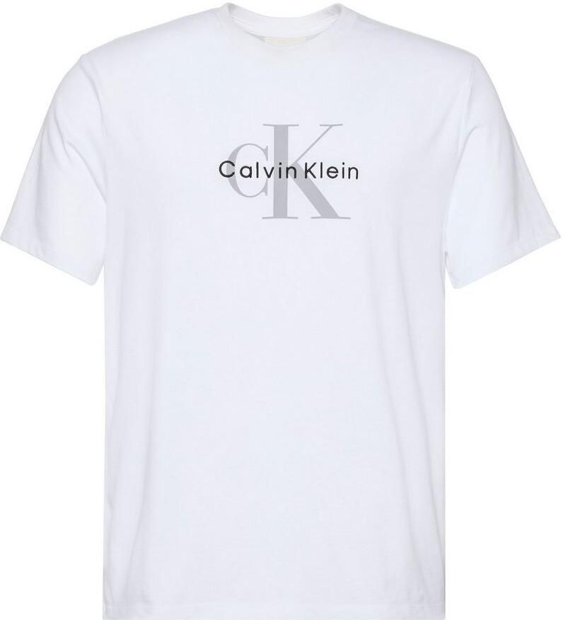 Calvin Klein T-shirt SS Hero Monologo Tee 20s Met ronde hals regular fit - Foto 3