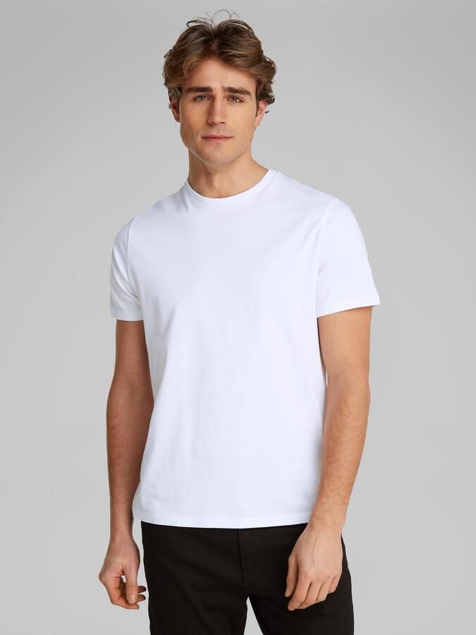Calvin Klein T-shirt SS SMOOTH CTTN SOLID CREWNK TEE - Foto 5