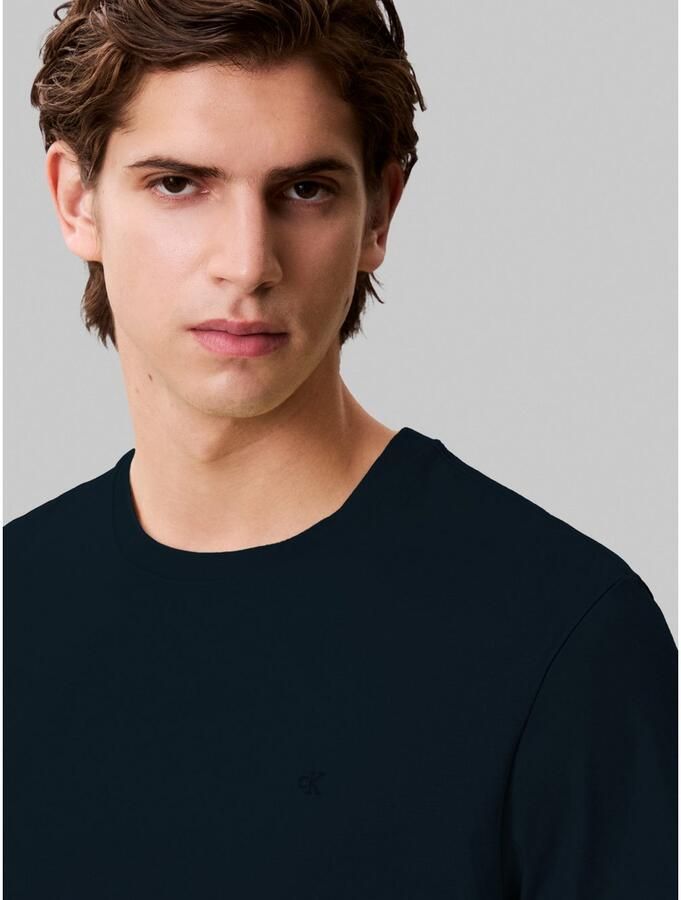 Calvin Klein T-shirt SS SMOOTH CTTN SOLID CREWNK TEE - Foto 3