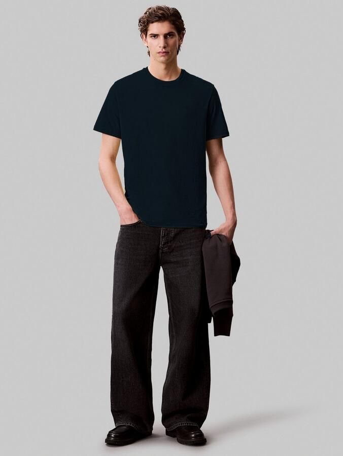 Calvin Klein T-shirt SS SMOOTH CTTN SOLID CREWNK TEE - Foto 5