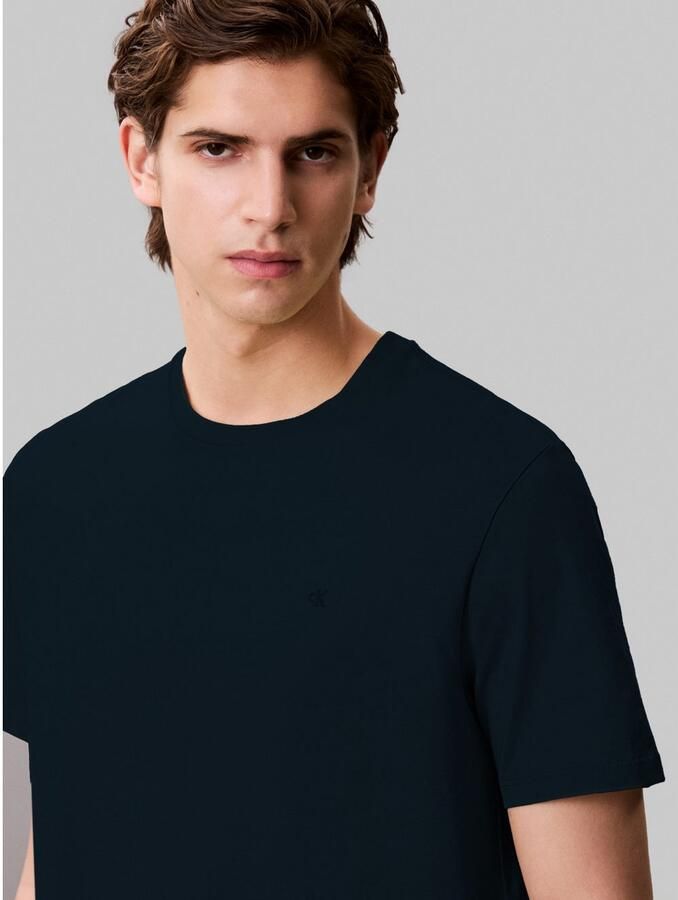 Calvin Klein T-shirt SS SMOOTH CTTN SOLID CREWNK TEE - Foto 4