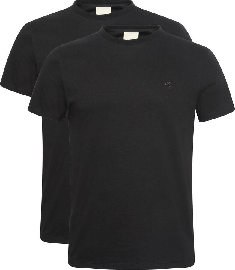 Calvin Klein T-shirt SS STRETCH COTTON SLIM TEE 2PK (set 2-delig) - Foto 6