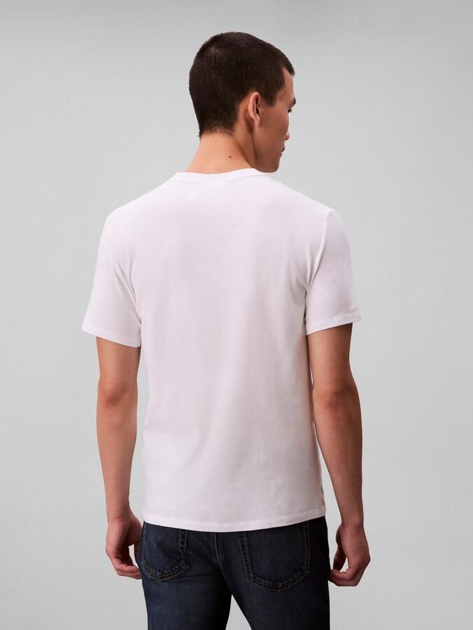 Calvin Klein T-shirt SS STRETCH COTTON SLIM TEE 2PK (set 2-delig) - Foto 2