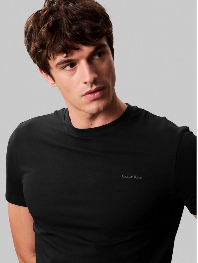 Calvin Klein T-shirt SS STRETCH COTTON SLIM TEE - Foto 2