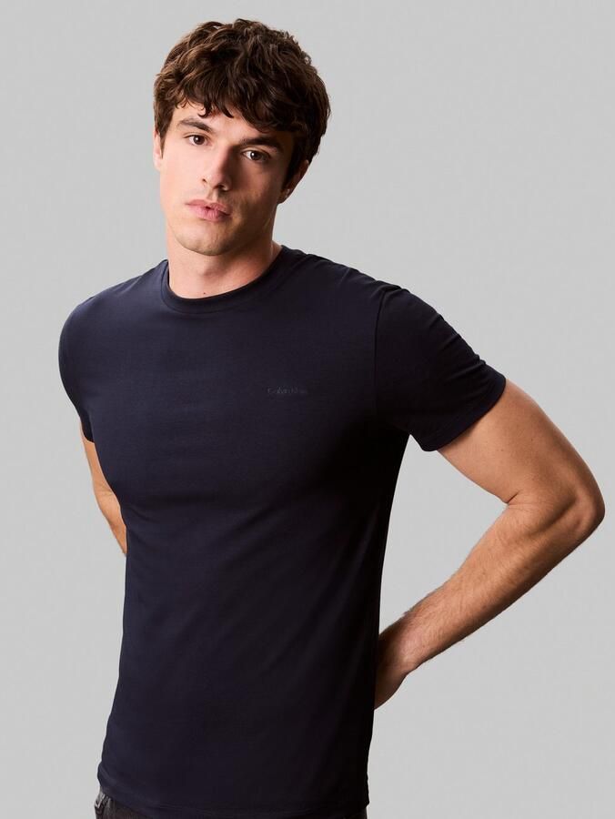 Calvin Klein T-shirt SS STRETCH COTTON SLIM TEE - Foto 2