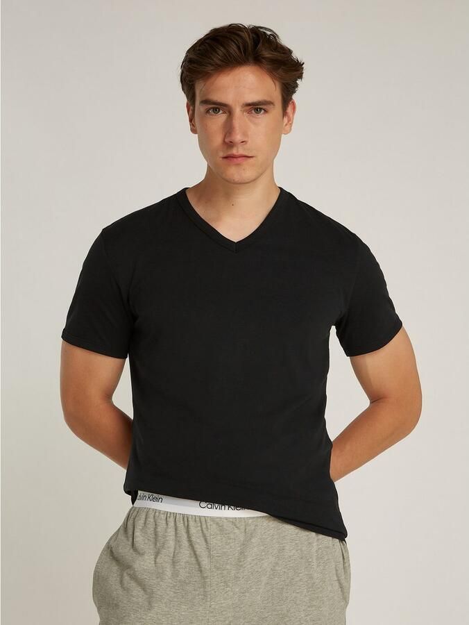 Calvin Klein Underwear T-shirt met elastische band met logo in een set van 3 stuks - Foto 3